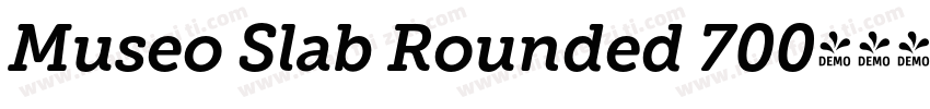 Museo Slab Rounded 700字体转换